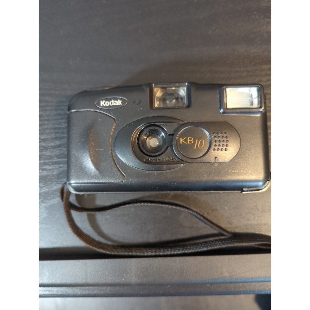 UNTESTED VTG Kodak Kb10 aspheric Point Shoot Film Camera 35mm LOMOGRAPHY vintage